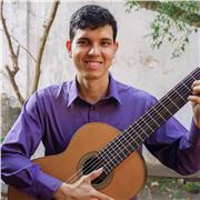 Clases online de guitarra, profesor con maestría en Brasil