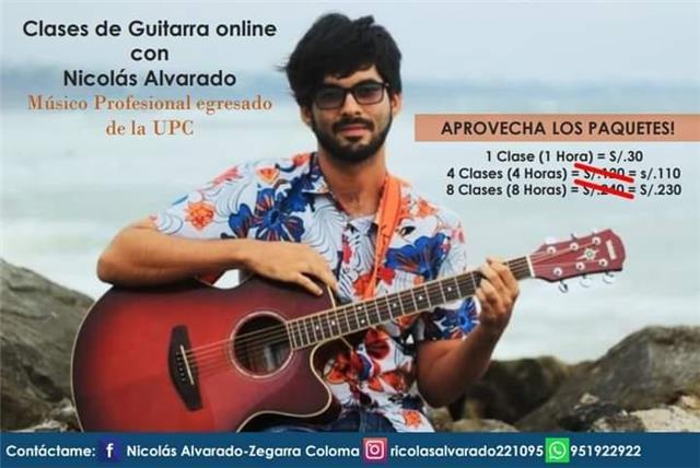 Clases online de Guitarra