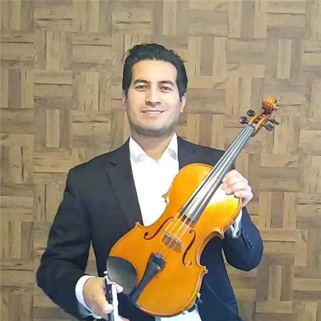 Maestro de instrumentos musicales con especialidad en viola y canto, así mismo de teoría musical